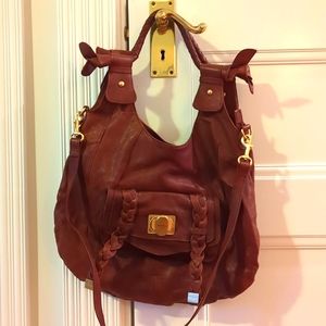 Brown leather Modalu satchel
